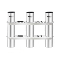 BSET MATEL B3 Tubes lien en acier inoxydable 316 support de canne à bateau de pêche support de canne à pêche pour boîte