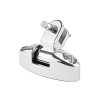 BSET MATEL En Acier Inoxydable 316 Bateau Bimini Top Mount Charnière De Pont Pivotant Avec Tampon En Caoutchouc Broche À