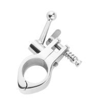 BSET MATEL en acier inoxydable 316 en forme de mâchoire pince auvent coulissant avec broche à dégagement rapide Bimini T