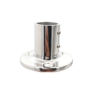 BSET MATEL Marine 90 Degrés 1 Pouce Ronde Base Bateau Raccords Main Main Bateau En Acier Inoxydable