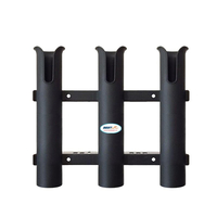 BSET MATEL Marine Yacht Bateau Kayak Pêche Vertical 3 Porte-canne à pêche Fixation Support