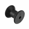 BSET MATEL Roue Anti-UV 3 pouces Montage Largeur Remorque de bateau Bow Stop Rouleau Noir Caoutchouc Bobine Yacht Marine
