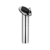 BSET métal encastré 30 ° acier inoxydable 316 forme ovale bride support de canne à pêche avec anneau pour la pêche en ba