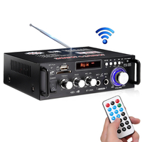 BT-298A 110V 12V HIFI Basse Voiture Audio Stéréo Amplificateur De Puissance Bluetooth FM Radio 2CH 600W LED Diaplay Supp