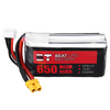 BT BEAT 14.8V 650mAh 75C 4S Lipo Batterie XT30 Fiche pour FPV Racing Drone