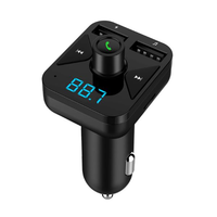 BT16 Transmetteur FM de voiture AUX Sans fil Bluetooth Lecteur MP3 mains libres Double chargeur USB