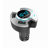 BT17 voiture bluetooth 5.0 kit émetteur FM mains libres modulateur sans fil TF U lecteur MP3 chargeur USB de voiture