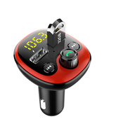 BT21 chargeur de voiture à puce bluetooth 5.0 auto lecteur mp3 mains libres appel une touche tactile dc5v double usb 3.1