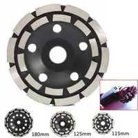 Béton de brique de disque de meulage de diamant de 115/125 / 180mm coupé pour la meuleuse dangle