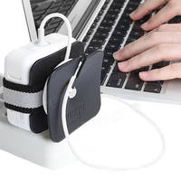 BUBM Mini gestion de câble de chargeur de bureau dorganisateur de câble portatif
