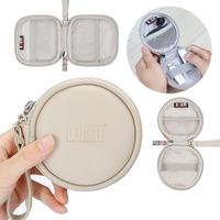 BUBM Mini Portable Grande Capacité Écouteur Étanche Numérique Accesoory Sac de Rangement