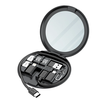 Budi DC519 11-In-1 Type-C 65W USB Multifunctional Storage Case Data Cable with Charging / Transmitting / Bracket / Card