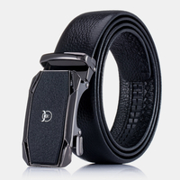BULLCAPTAIN en cuir véritable première couche en cuir affaires décontracté automatique boucle ceinture en cuir pour homm