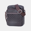 Bullcaptain hommes en cuir véritable tissage étanche multifonction multi-couches sac à bandoulière sac à bandoulière