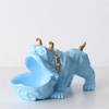 Bulldog Animal Sculpture Chiot Chien Statue Figure Ornement Décorations Cadeaux