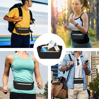 Bum imperméable à leau extérieure courir sac de ceinture ceinture