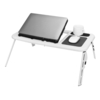 Bureau dordinateur pliable refroidissement avec ventilateur lit de réglage multi-angle canapé bureau table pour ord