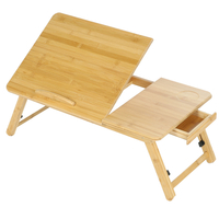 Bureau dordinateur portable pliable Portable hauteur réglable support dordinateur plateau de service de thé en