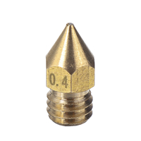 Buse en laiton SIMAX3D® 0, 4 mm M6 Vis Filament 1, 75 mm pour pièce dimprimante 3D