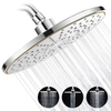 Buses autonettoyantes Pommeau de douche pluie haute pression rond 9, 6L / min Combo