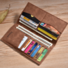 Business Retro Flip avec plusieurs fentes pour cartes Hommes Portefeuille Sac à main Sacs à cartes