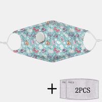 Butterfly PM2.5 Joint de filtre Écran solaire antipoussière Masque non jetable avec respiration