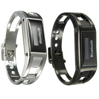 BW10 Bluetooth Call Call ID Display Bracelet en métal réglable Smart Watch