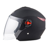 BYB Universal 56-62cm moto toutes saisons demi casque anti-buée visière antipluie respirant