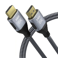 Cabledeconn 5m HD Câble Adaptateur Audio Vidéo Connecteurs de Câble 1m 2m 3m HD Câble 8K @ 60Hz Jeu pour Ordinateur Port