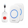 CACAZI C10 maison intelligente téléavertisseur sans fil sonnette vieil homme alarme durgence 80 m sonnette dap