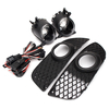 Cache de grille de déverrouillage + feux de brouillard + kit de commutateur de fil de connexion pour Mitsubish Lancer 08