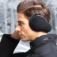 Cache-oreilles pliable unisexe en velours en peluche avec protection doreille en hiver
