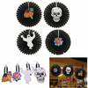 Cadeaux de décoration Halloween papier fan Tenture murale décoration fête fantôme citrouille