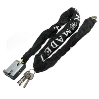 Cadenas de verrouillage de sécurité de chaîne en métal de 85cm pour le scooter de moto de vélo de route de montagne
