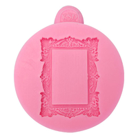 Cadre carré Fondant moule Silicone moule gâteau décoration outil multifonction cuisson accessoires