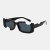 Cadre carré irrégulier unisexe pas plein cadre UV Protection mode lunettes de soleil à profil spécial