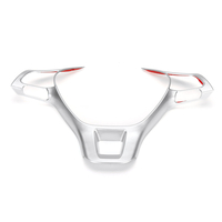 Cadre de garniture de volant argent pour VW Golf pour Jetta Santana pour POLO Tiguan Touran 2015-2020