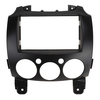 Cadre de panneau Surround de garniture de Fascia stéréo dautoradio 2 Din pour Mazda 2 2010 Demio 2007