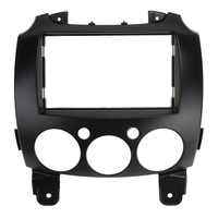 Cadre de panneau Surround de garniture de Fascia stéréo dautoradio 2 Din pour Mazda 2 2010 Demio 2007