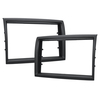Cadre de plaque de panneau 2 radio voiture radio fascia pour CITROEN PEUGEOT FIAT 2006+
