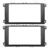 Cadre de plaque de panneau 2 radio voiture radio stéréo Fascia pour Ford Focus II Kuga S-Max Galaxy II