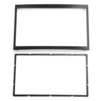 Cadre de plaque de panneau stéréo pour voiture 2 DIN pour PEUGEOT 307 2001-2008