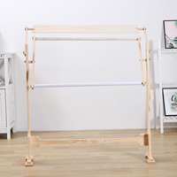 Cadre de point de croix en bois réglable support de sol support de bureau point de croix cadre de broderie outil de poin