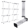 Cadre de support pliant de mur de fleur en aluminium de 230 × 230cm pour la toile de fond de mariage Présentoir dex