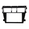 Cadre de tableau de bord stéréo voiture voiture Double-DIN pour Toyota Vios 07-12 / Yaris Berline 06 + / Belta 05-08