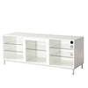 Cadre en acier de verre de larmoire de rangement de table latérale à la maison P2MDF avec la lumière LED pour le bu