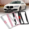 Cadre en acier inoxydable de plaque dimmatriculation de voiture strass Bling pour US / CA