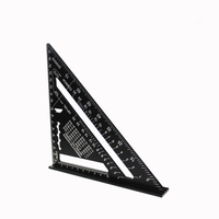 Cadre en aluminium de mitre de rapporteur de règle carrée de triangle de 7/12 pouces en aluminium mesurant
