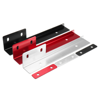 Cadre en aluminium de plaque dimmatriculation avant de voiture de Brused Support universel de support de support de