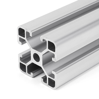 Cadre en aluminium dextrusion de profils de fente de 500mm Longueur 4040 T pour la commande numérique par ordinateu